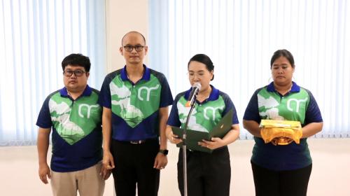  พิธีมอบโอวาทนักกีฬาผู้สูงอายุจังหวัดพิจิตร กิจกรรมจัดส่งนักกีฬาเข้าร่ว﻿มการแข่งขันกีฬาและนันทนาการผู้สูงอายุแห่งประเทศไทย ครั้งที่ 16 ประจำปี 2567
