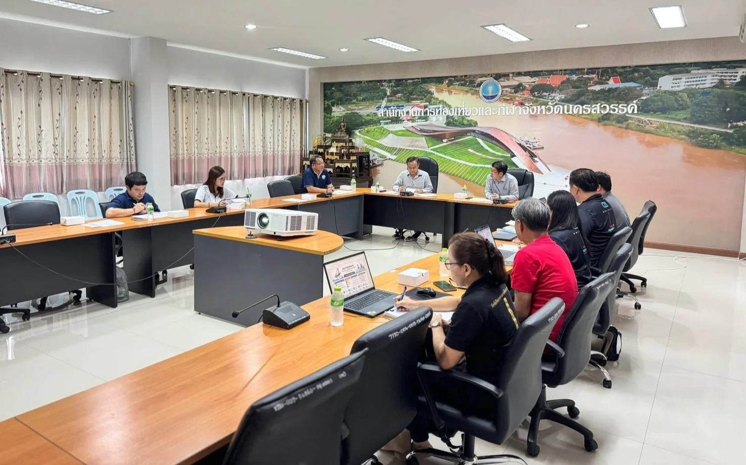 ร่วมการประชุมเตรียมความพร้อมโครงการส่งเสริมการท่องเที่ยว เชิงกีฬา “วิ่งวิถี 4 สายน้ำ”